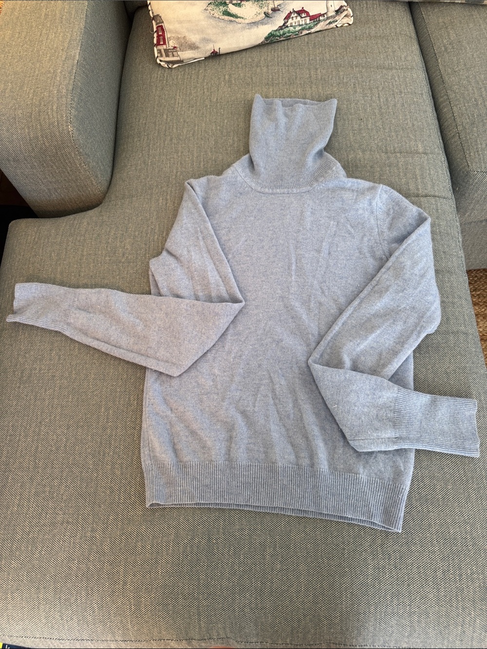 Brooks Brothers pure cashmere turtleneck long sleeve sweater
